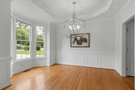 Original empty dining room before virtual staging