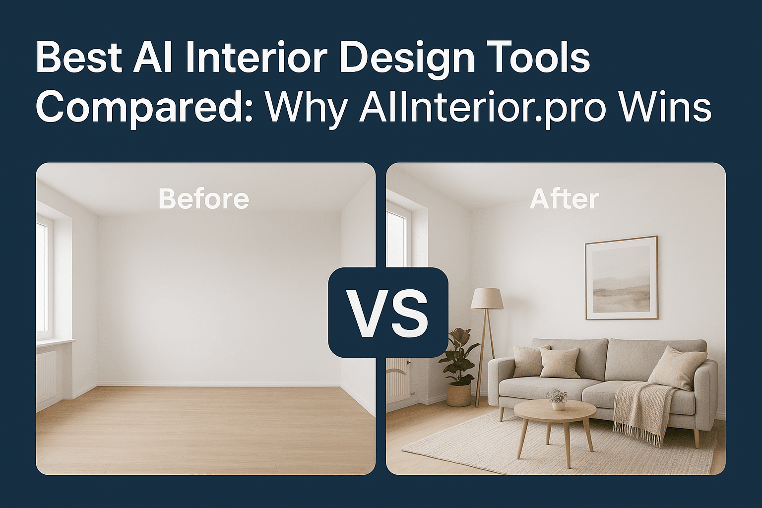 Best AI Interior Design Tools Compared — Why AIInterior.pro Wins