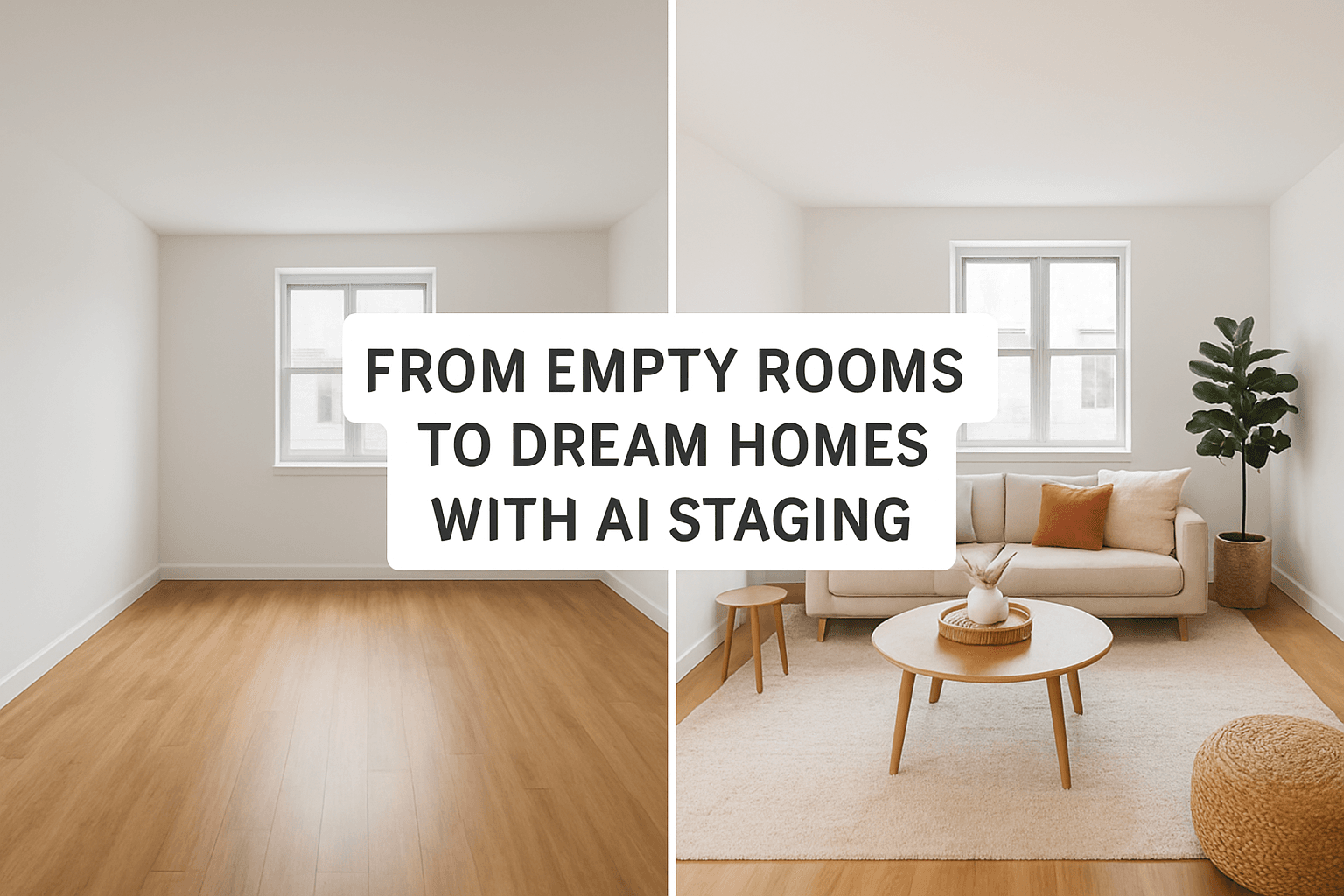 From Empty Rooms to Dream Homes with AI Home Staging (2025 Guide)
