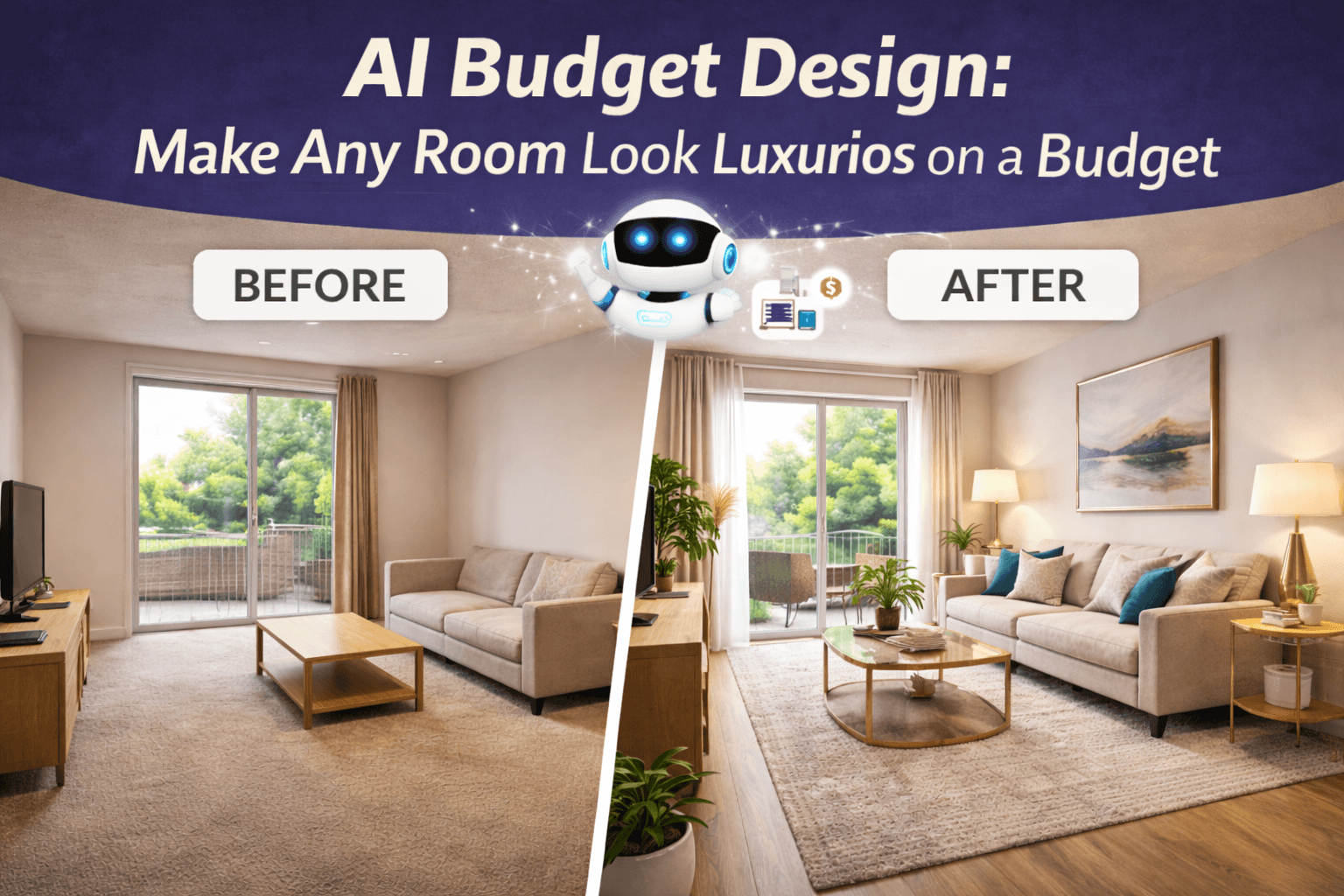 AI Budget Design: Make Any Room Look Luxurious on a Budget