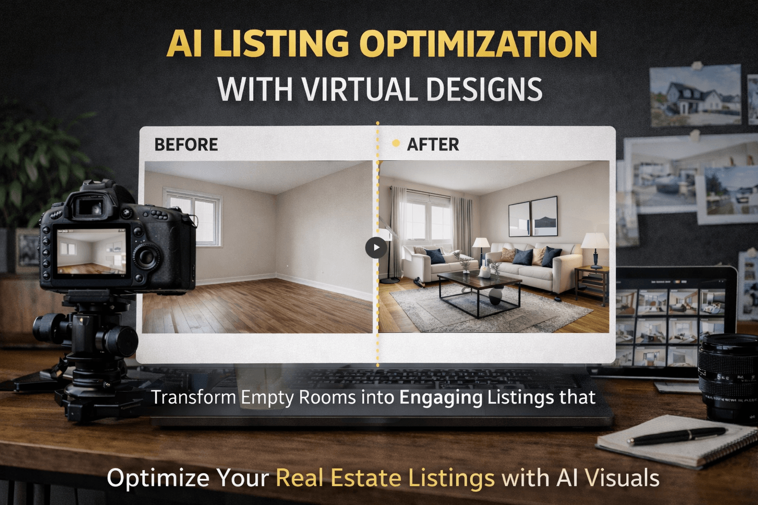 Optimizing Listings with Virtual Designs: AI Listing Optimization That Sells Faster