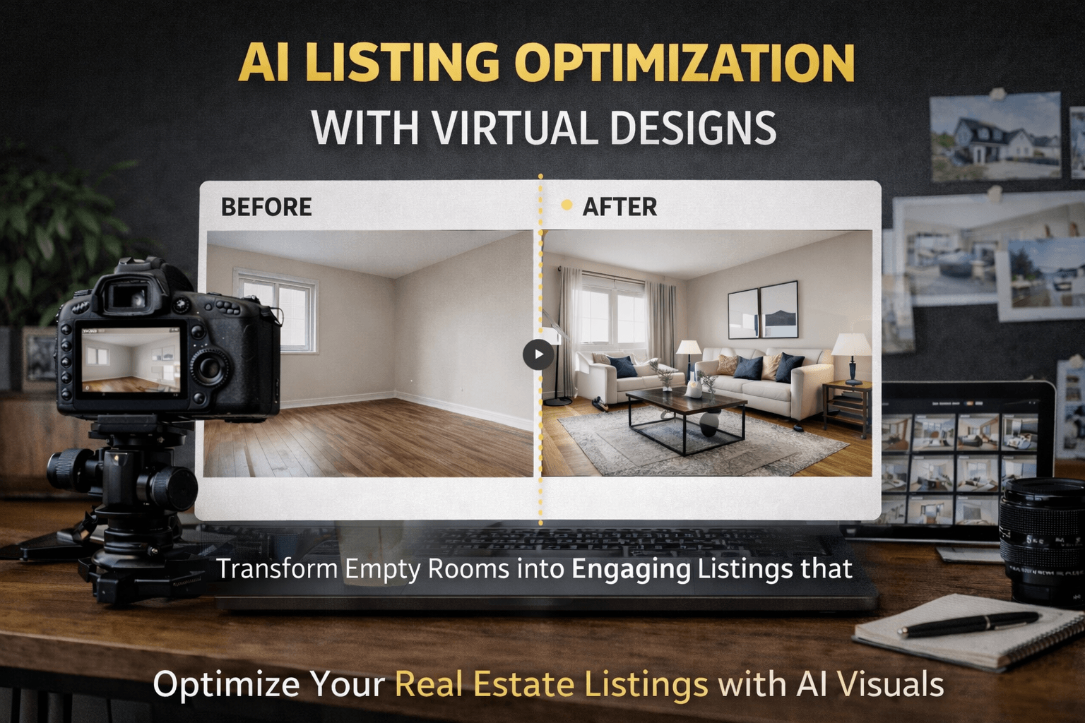 Optimizing Listings with Virtual Designs: AI Listing Optimization That Sells Faster